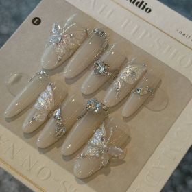 Handmade Wear Armor Fairy Light Luxury Three-dimensional (Option: Prolate Ellipse-L)