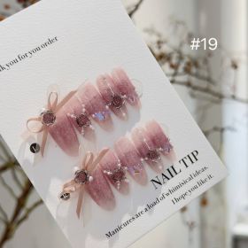 Handmade Long Pearl Mountain Ice Transparent Camellia Wear Armor (Option: Wear Armor Without Tools-M)